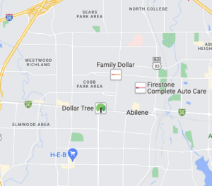 abilene texas map